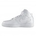 Nike Wmns Air Force 1 Mid 07 All White Leather 